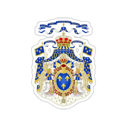 Grand Royal Coat of Arms of France STICKER Vinyl Die-Cut Decal - The Sticker Space