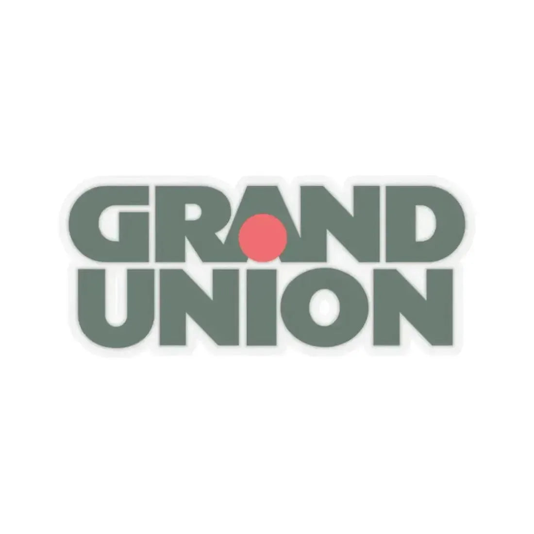 Grand Union Supermarkets Inc. (Logo) STICKER Vinyl Kiss-Cut Decal 3 Inch Transparent - The Sticker Space