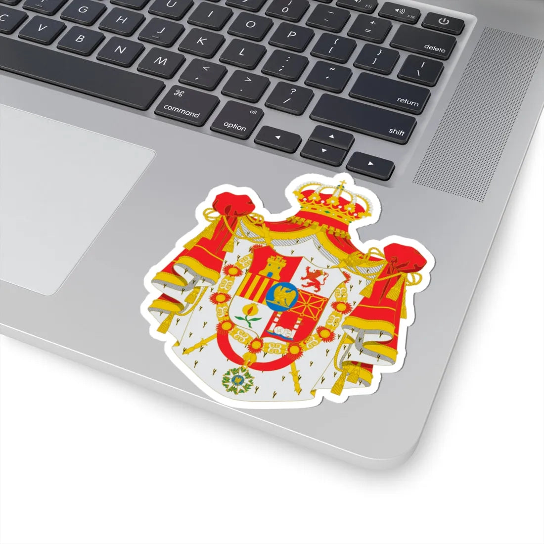 Grandes armas de José I Bonaparte (Spain) (Coat of Arms) STICKER Vinyl Kiss-Cut Decal - The Sticker Space