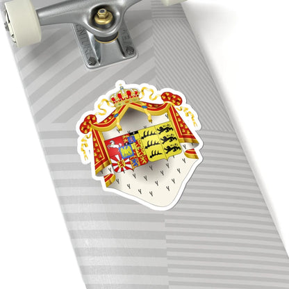 Grandes Armes Catherine de Wurtemberg (Germany) (Coat of Arms) STICKER Vinyl Kiss-Cut Decal - The Sticker Space