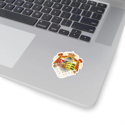 Grandes Armes Catherine de Wurtemberg (Germany) (Coat of Arms) STICKER Vinyl Kiss-Cut Decal - The Sticker Space