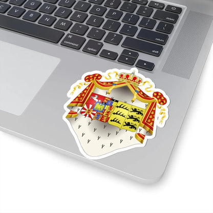 Grandes Armes Catherine de Wurtemberg (Germany) (Coat of Arms) STICKER Vinyl Kiss-Cut Decal - The Sticker Space