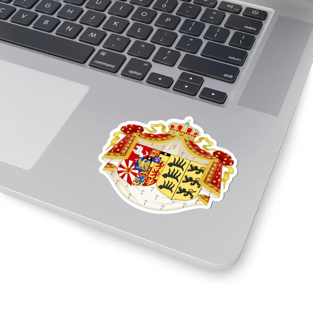 Grandes Armes Catherine de Wurtemberg2 (Germany) (Coat of Arms) STICKER Vinyl Kiss-Cut Decal - The Sticker Space