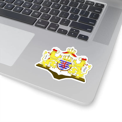 Grandes armes Luxembourg (Luxembourg) (Coat of Arms) STICKER Vinyl Kiss-Cut Decal - The Sticker Space