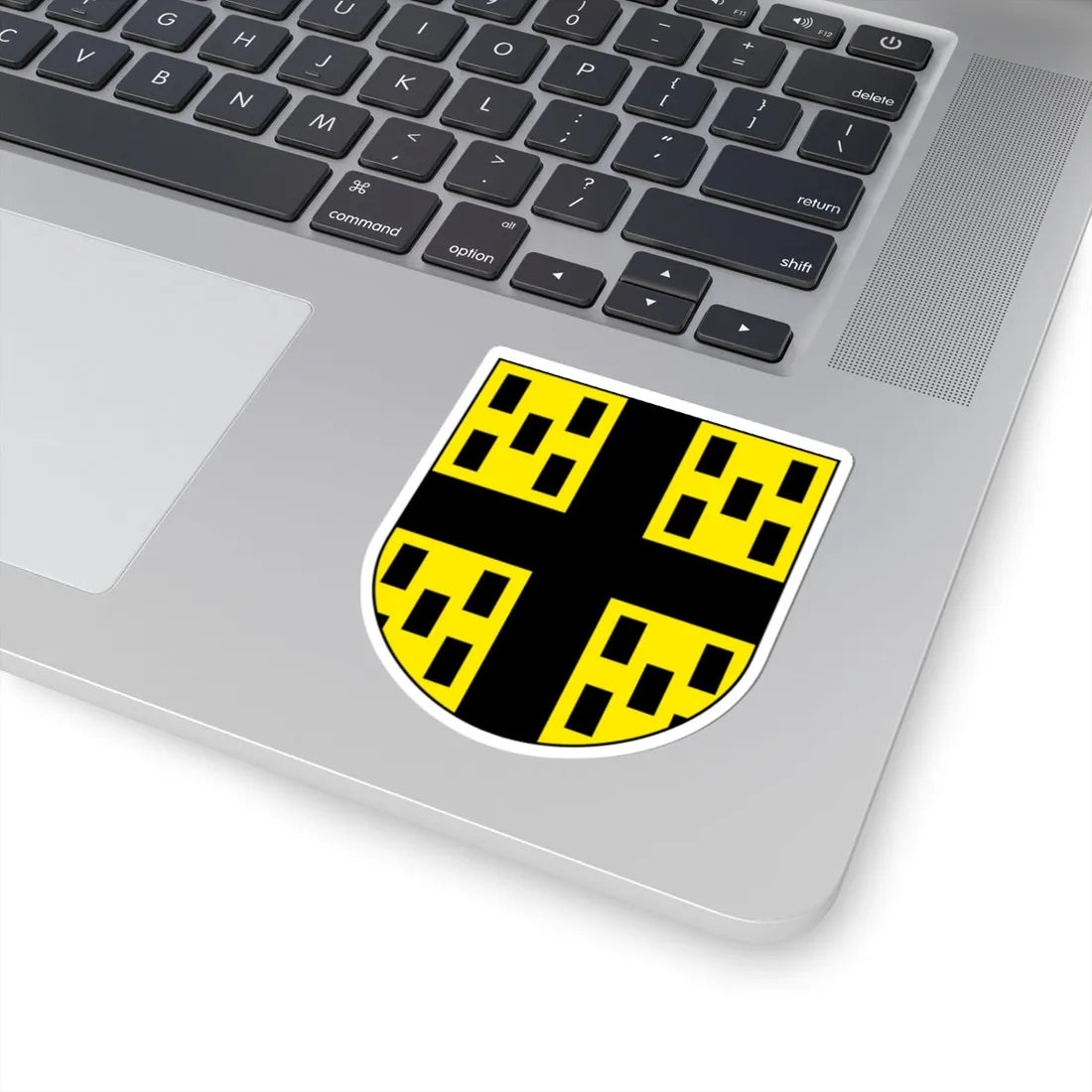 Grandfontaine-blazon (Switzerland) (Coat of Arms) STICKER Vinyl Kiss-Cut Decal - The Sticker Space