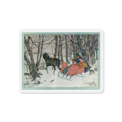 Grandmothers Then and Now (2), Ladies' Home Journal, September 1927 (Magazine Illustration) Refrigerator Magnet - The Sticker Space