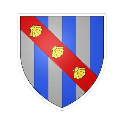 Grandson Arms (Switzerland) (Coat of Arms) STICKER Vinyl Kiss-Cut Decal 3 Inch White - The Sticker Space