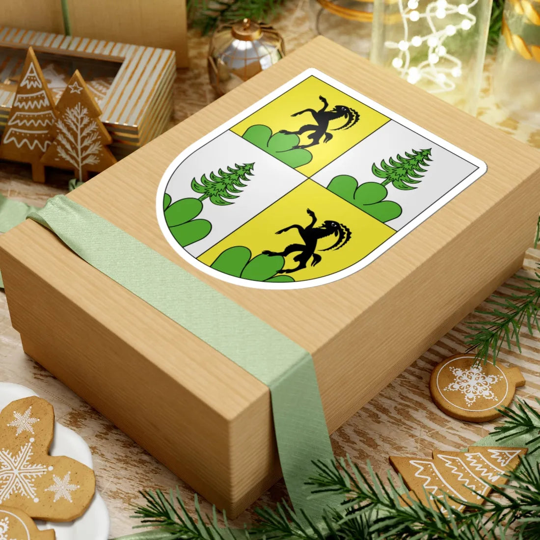 Granges-coat of arms (Switzerland) (Coat of Arms) STICKER Vinyl Kiss-Cut Decal - The Sticker Space