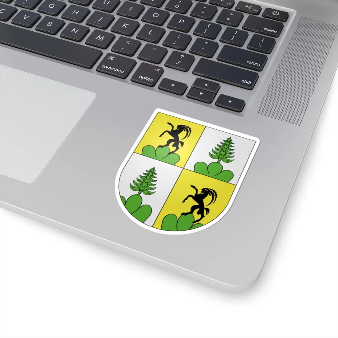 Granges-coat of arms (Switzerland) (Coat of Arms) STICKER Vinyl Kiss-Cut Decal - The Sticker Space