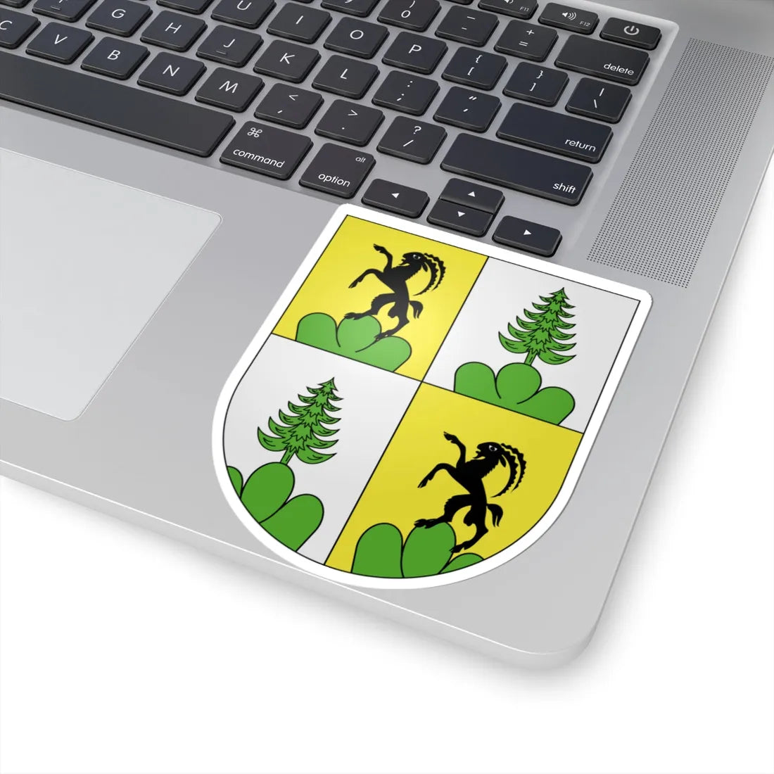 Granges-coat of arms (Switzerland) (Coat of Arms) STICKER Vinyl Kiss-Cut Decal - The Sticker Space