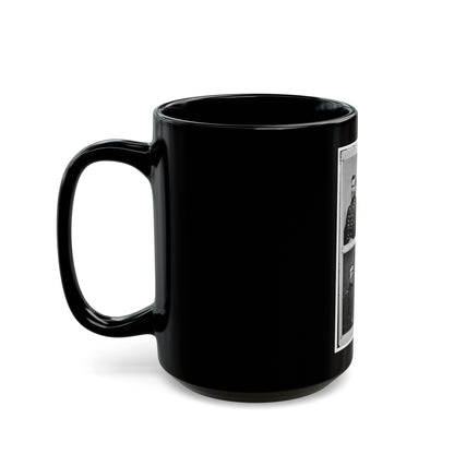 Grant, Sherman, Thomas, And Mcpherson (U.S. Civil War) Black Coffee Mug-The Sticker Space