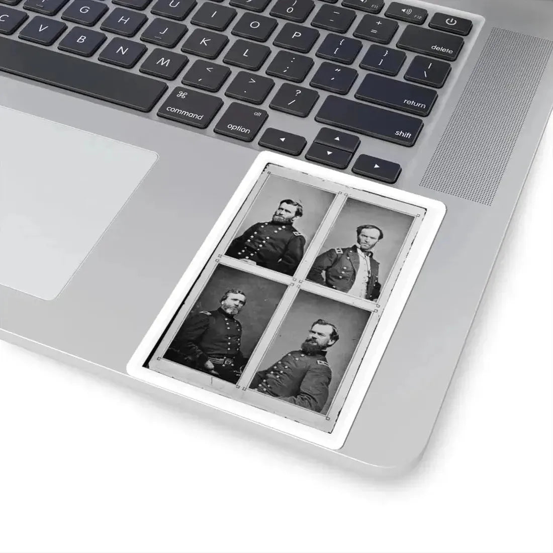 Grant, Sherman, Thomas, and Mcpherson (U.S. Civil War) STICKER Vinyl Kiss-Cut Decal - The Sticker Space