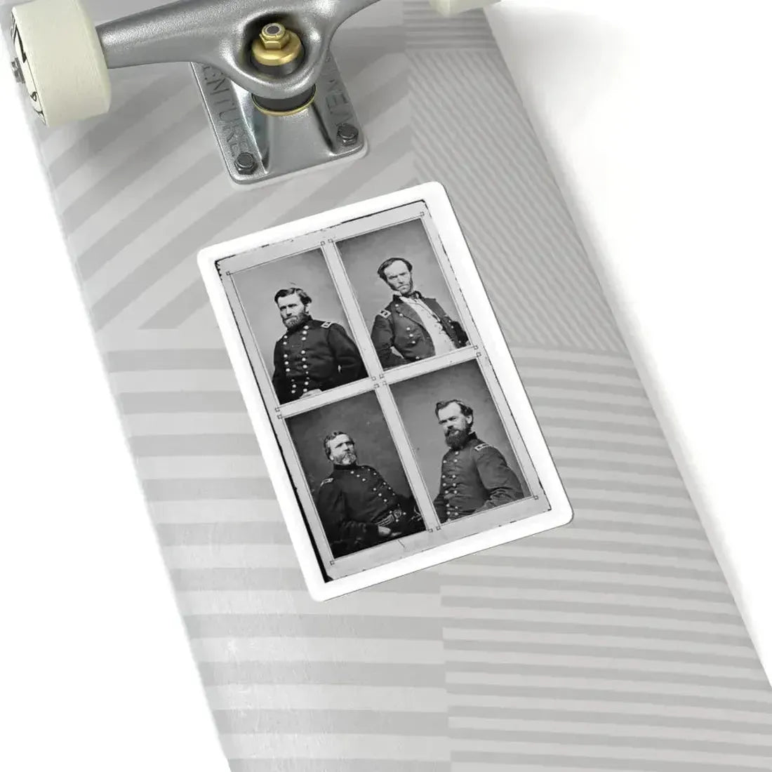 Grant, Sherman, Thomas, and Mcpherson (U.S. Civil War) STICKER Vinyl Kiss-Cut Decal - The Sticker Space