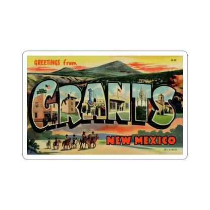 Grants New Mexico (Greeting Cards) STICKER Vinyl Die-Cut Decal - The Sticker Space