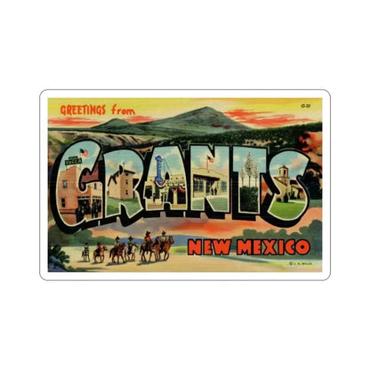 Grants New Mexico (Greeting Cards) STICKER Vinyl Die-Cut Decal - The Sticker Space