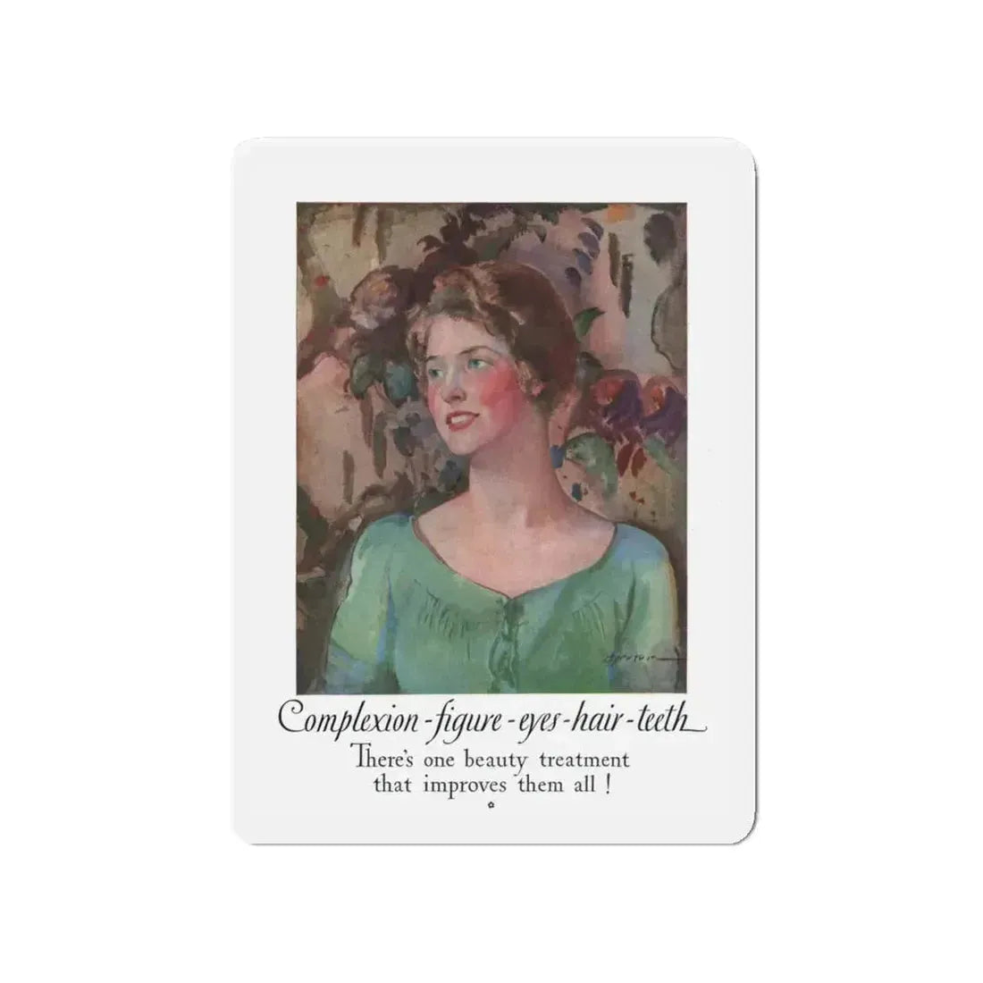 Grape Nuts ad, McCall's magazine, May 1927 (Magazine Illustration) Refrigerator Magnet 4 Inch Die-Cut - The Sticker Space