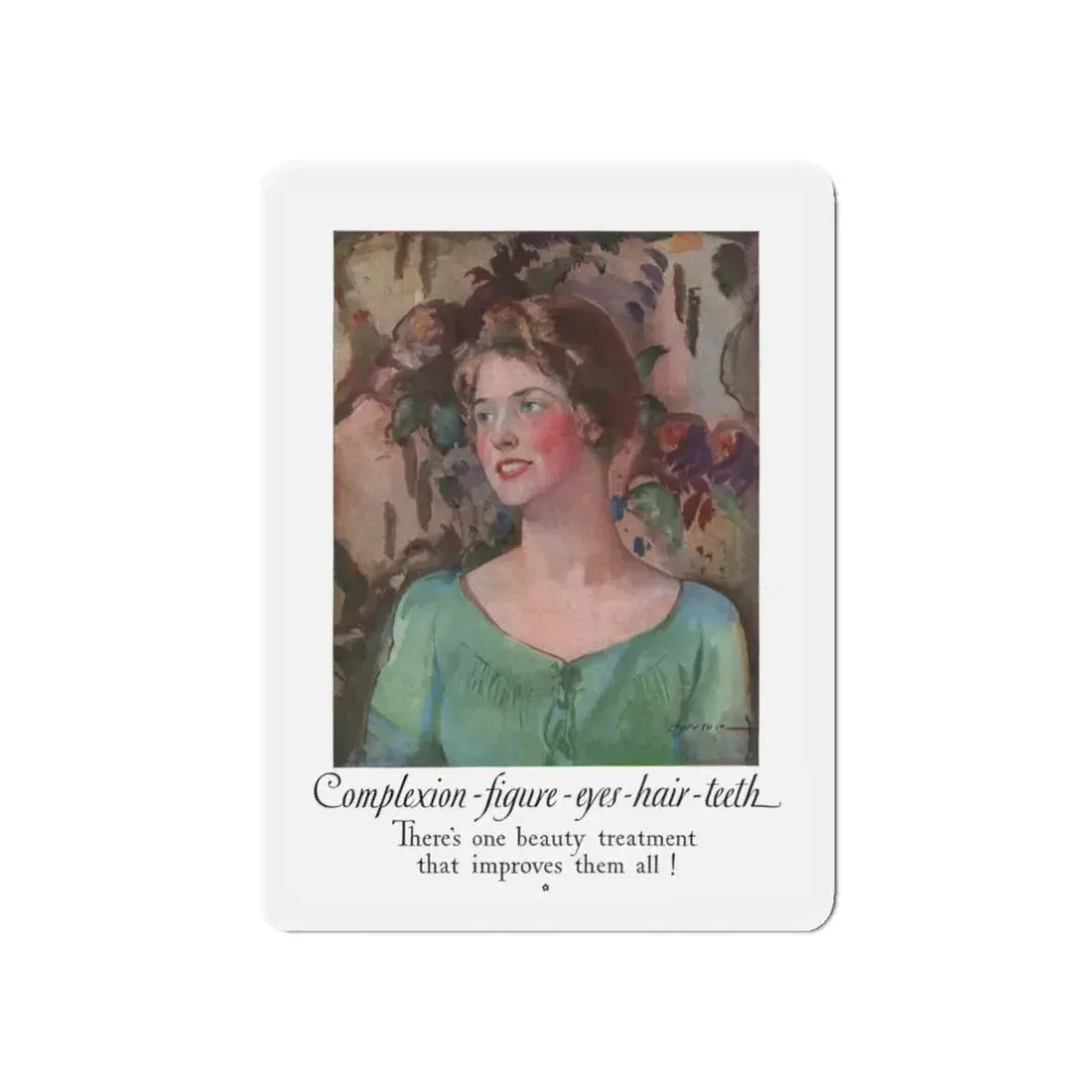 Grape Nuts ad, McCall's magazine, May 1927 (Magazine Illustration) Refrigerator Magnet 5 Inch Die-Cut - The Sticker Space