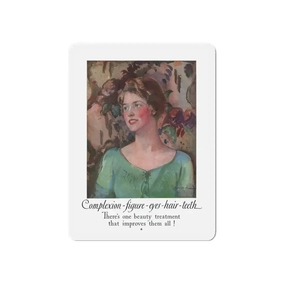 Grape Nuts ad, McCall's magazine, May 1927 (Magazine Illustration) Refrigerator Magnet 6 Inch Die-Cut - The Sticker Space