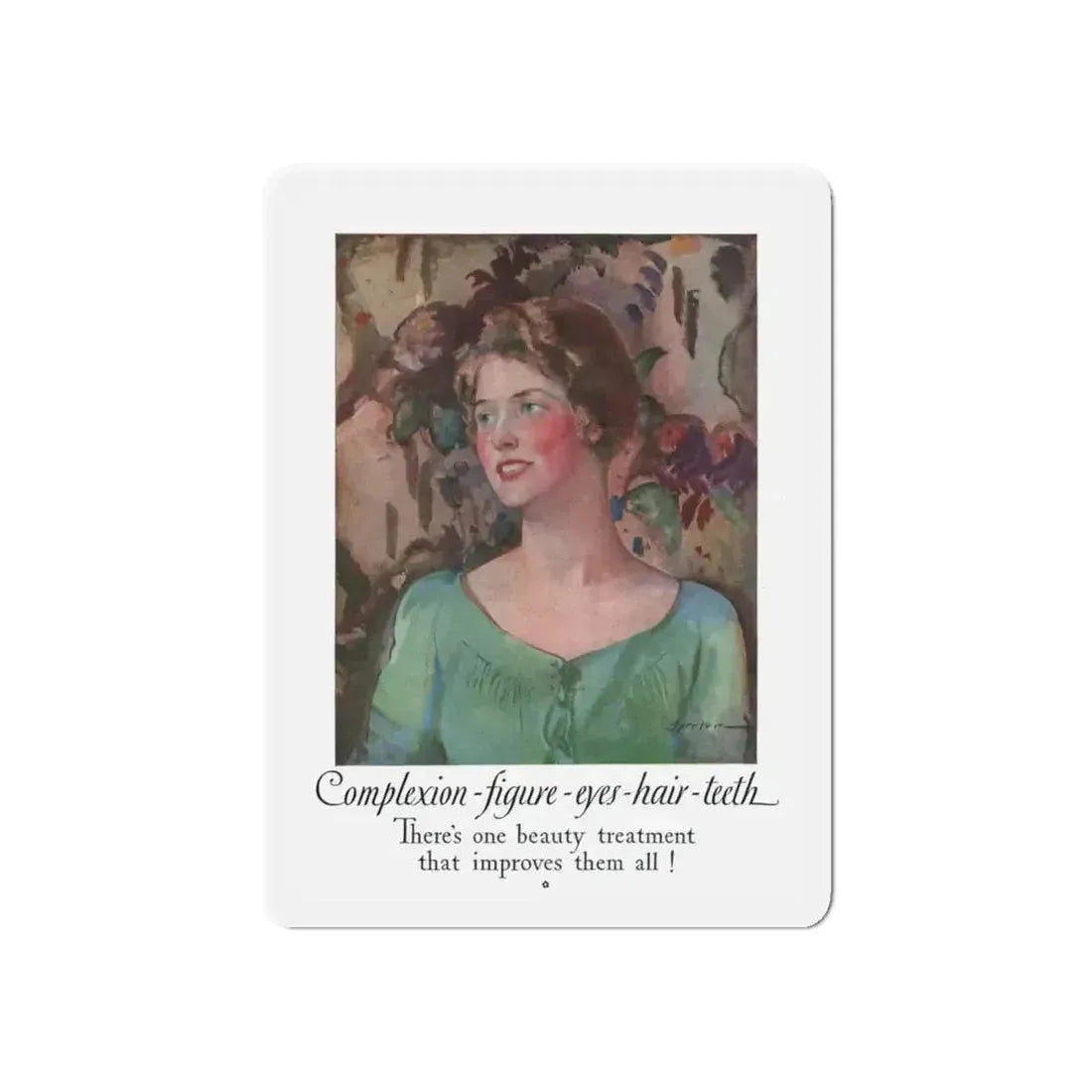 Grape Nuts ad, McCall's magazine, May 1927 (Magazine Illustration) Refrigerator Magnet - The Sticker Space