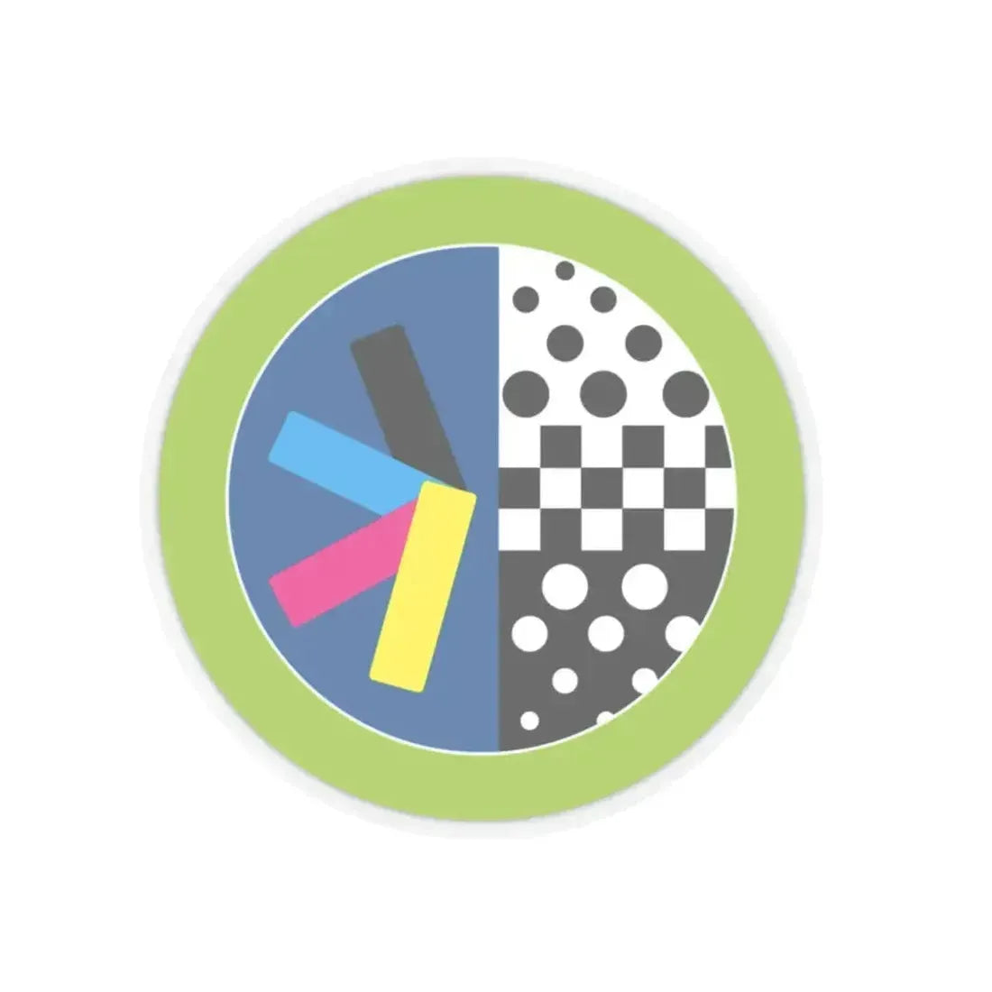 Graphic Arts (Boy Scout Merit Badge) STICKER Vinyl Kiss-Cut Decal 2 Inch Transparent - The Sticker Space