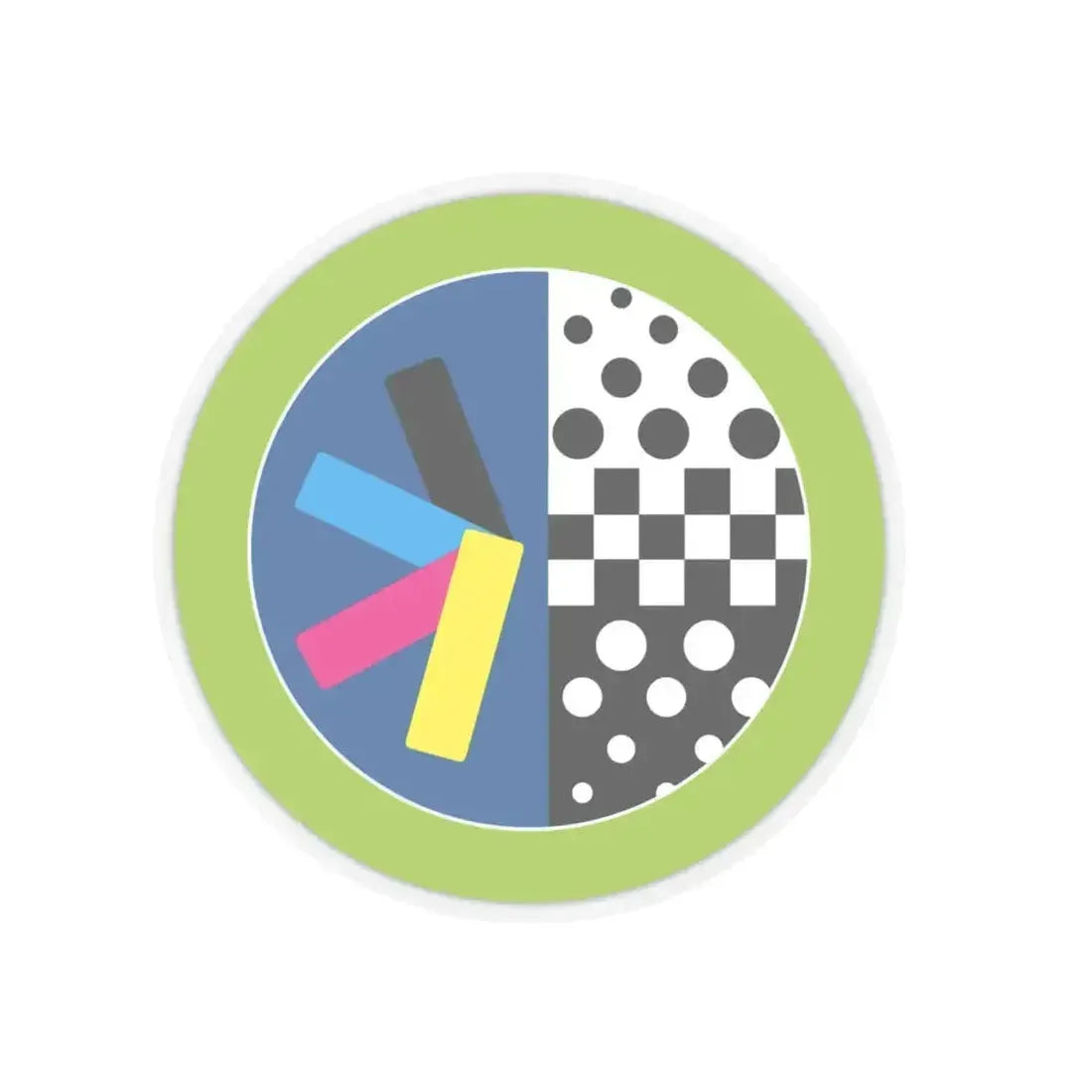 Graphic Arts (Boy Scout Merit Badge) STICKER Vinyl Kiss-Cut Decal 4 Inch Transparent - The Sticker Space