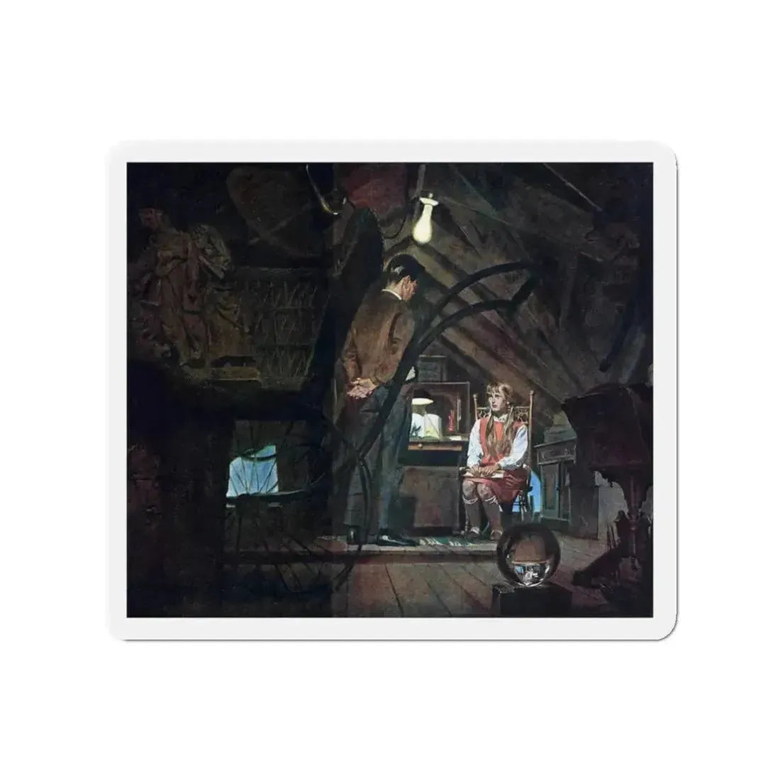 Grasshopper, Redbook, October 1964 (Magazine Illustration) Refrigerator Magnet - The Sticker Space