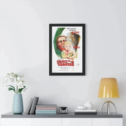 GRAVE OF THE VAMPIRE 1972 - Framed Movie Poster - The Sticker Space