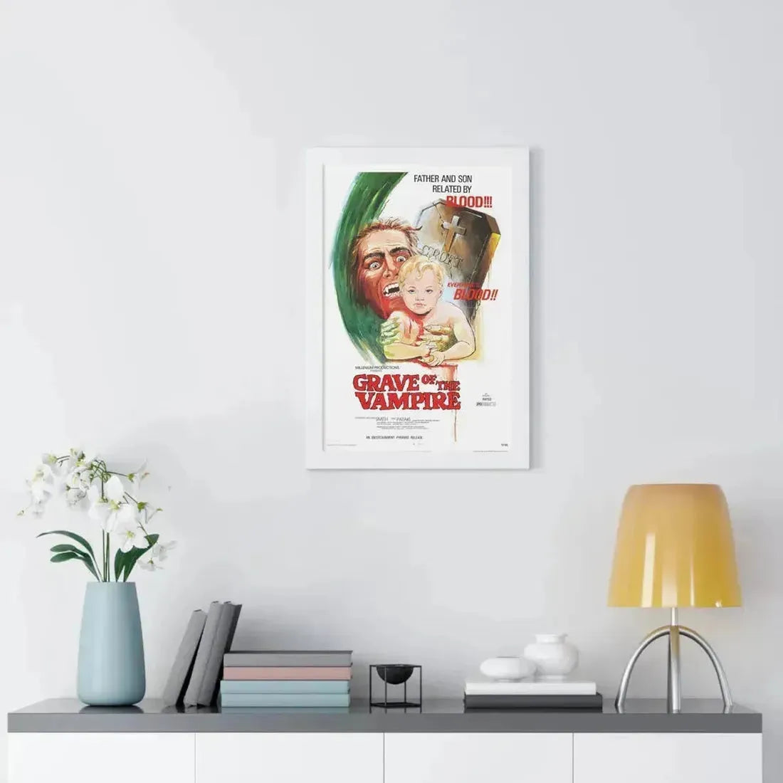 GRAVE OF THE VAMPIRE 1972 - Framed Movie Poster - The Sticker Space