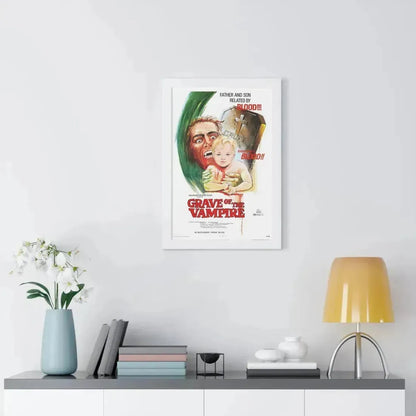 GRAVE OF THE VAMPIRE 1972 - Framed Movie Poster - The Sticker Space