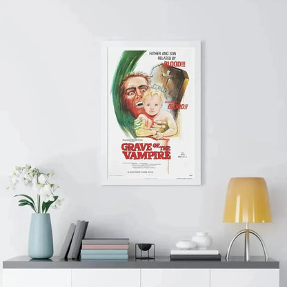 GRAVE OF THE VAMPIRE 1972 - Framed Movie Poster - The Sticker Space