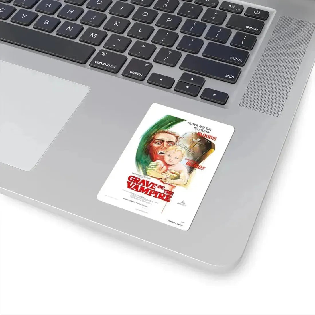 GRAVE OF THE VAMPIRE 1972 Movie Poster - STICKER Vinyl Kiss-Cut Decal - The Sticker Space