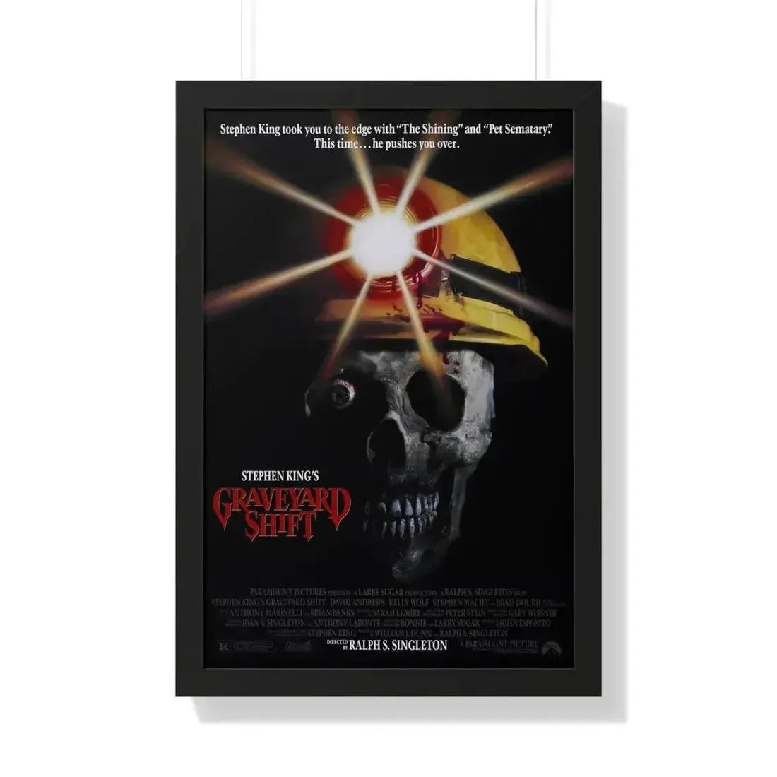 GRAVEYARD SHIFT 1990 - Framed Movie Poster - The Sticker Space
