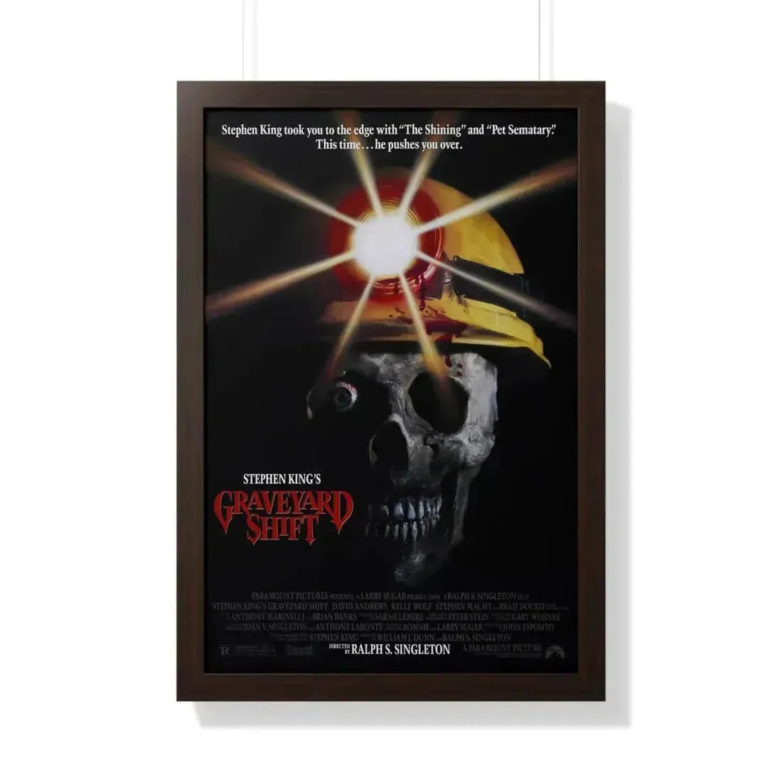 GRAVEYARD SHIFT 1990 - Framed Movie Poster - The Sticker Space