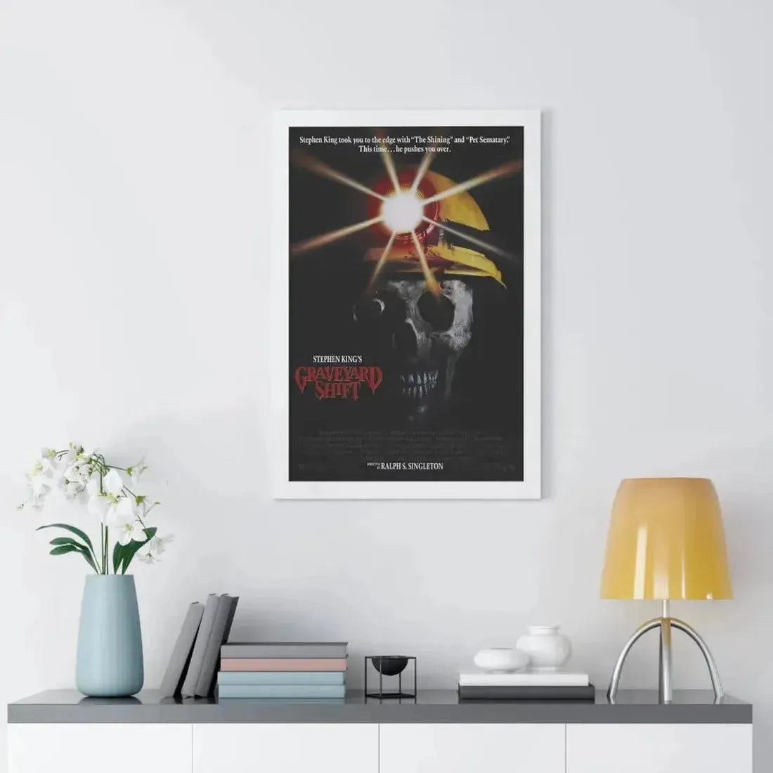 GRAVEYARD SHIFT 1990 - Framed Movie Poster - The Sticker Space