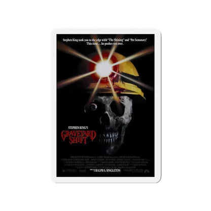 GRAVEYARD SHIFT 1990 Movie Poster - Refrigerator Magnet 3 Inch - The Sticker Space
