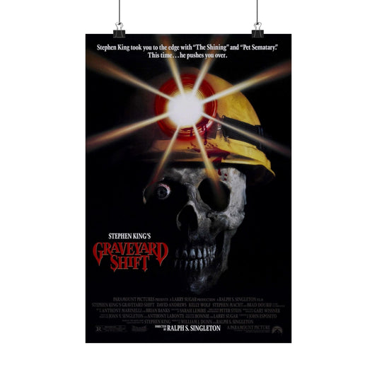 GRAVEYARD SHIFT 1990 - Paper Movie Poster-12″ x 18″-The Sticker Space