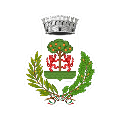 Gravina di Catania-Stemma (Italy) (Coat of Arms) STICKER Vinyl Kiss-Cut Decal 2 Inch White - The Sticker Space