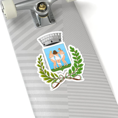 Grazzanise-Stemma (Italy) (Coat of Arms) STICKER Vinyl Kiss-Cut Decal - The Sticker Space