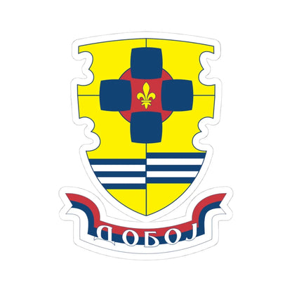 Grb Doboja (Bosnia and Herzegovina) (Coat of Arms) STICKER Vinyl Kiss-Cut Decal - The Sticker Space