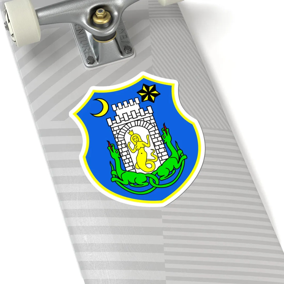 Grb Kamnika (Slovenia) (Coat of Arms) STICKER Vinyl Kiss-Cut Decal - The Sticker Space