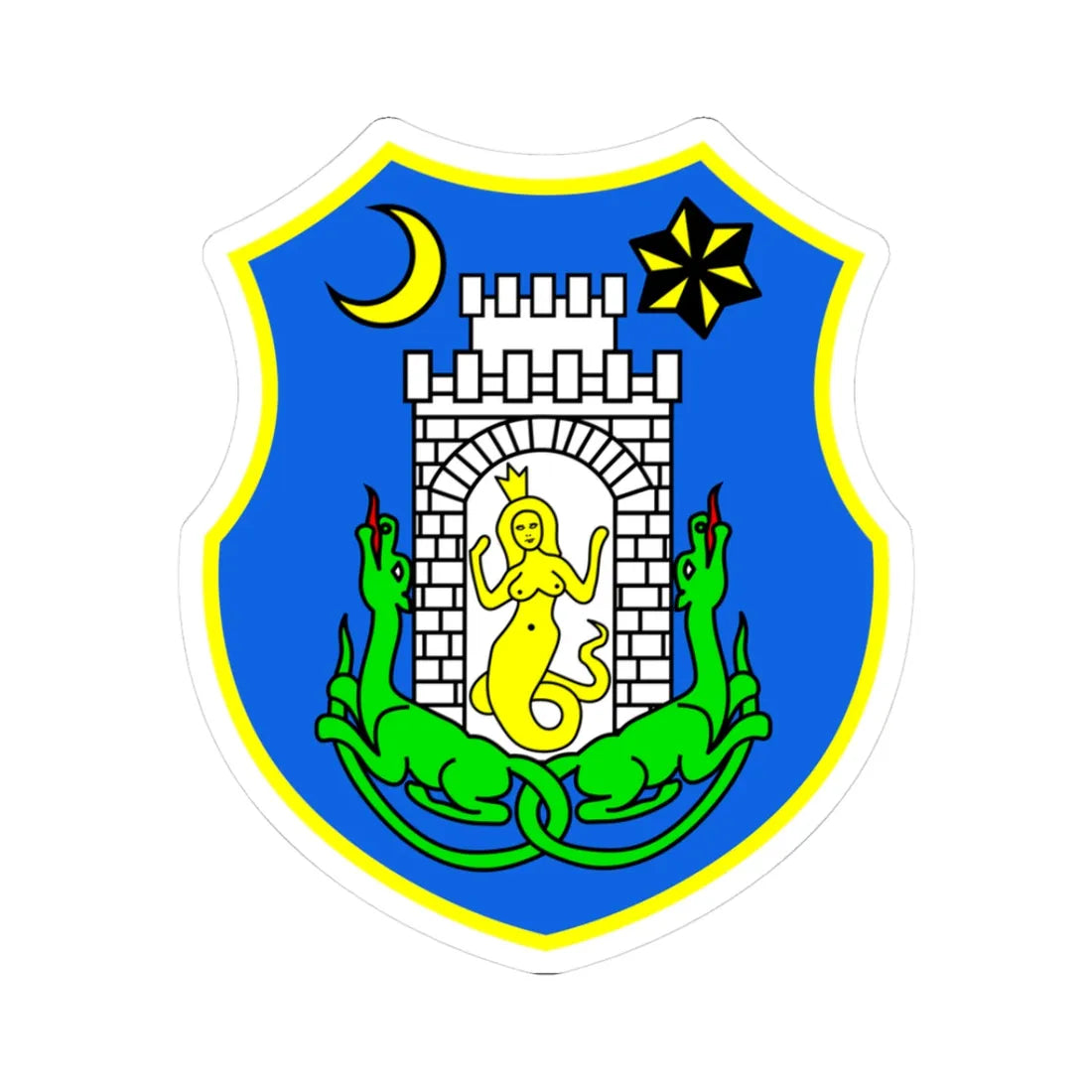 Grb Kamnika (Slovenia) (Coat of Arms) STICKER Vinyl Kiss-Cut Decal - The Sticker Space