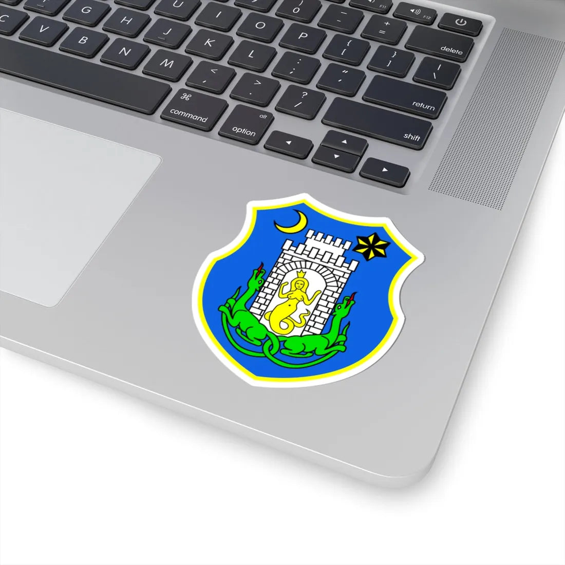 Grb Kamnika (Slovenia) (Coat of Arms) STICKER Vinyl Kiss-Cut Decal - The Sticker Space