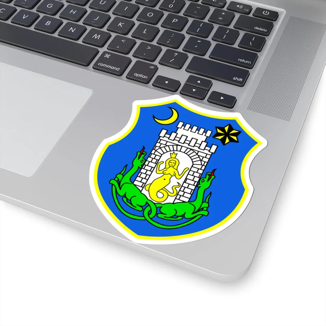 Grb Kamnika (Slovenia) (Coat of Arms) STICKER Vinyl Kiss-Cut Decal - The Sticker Space