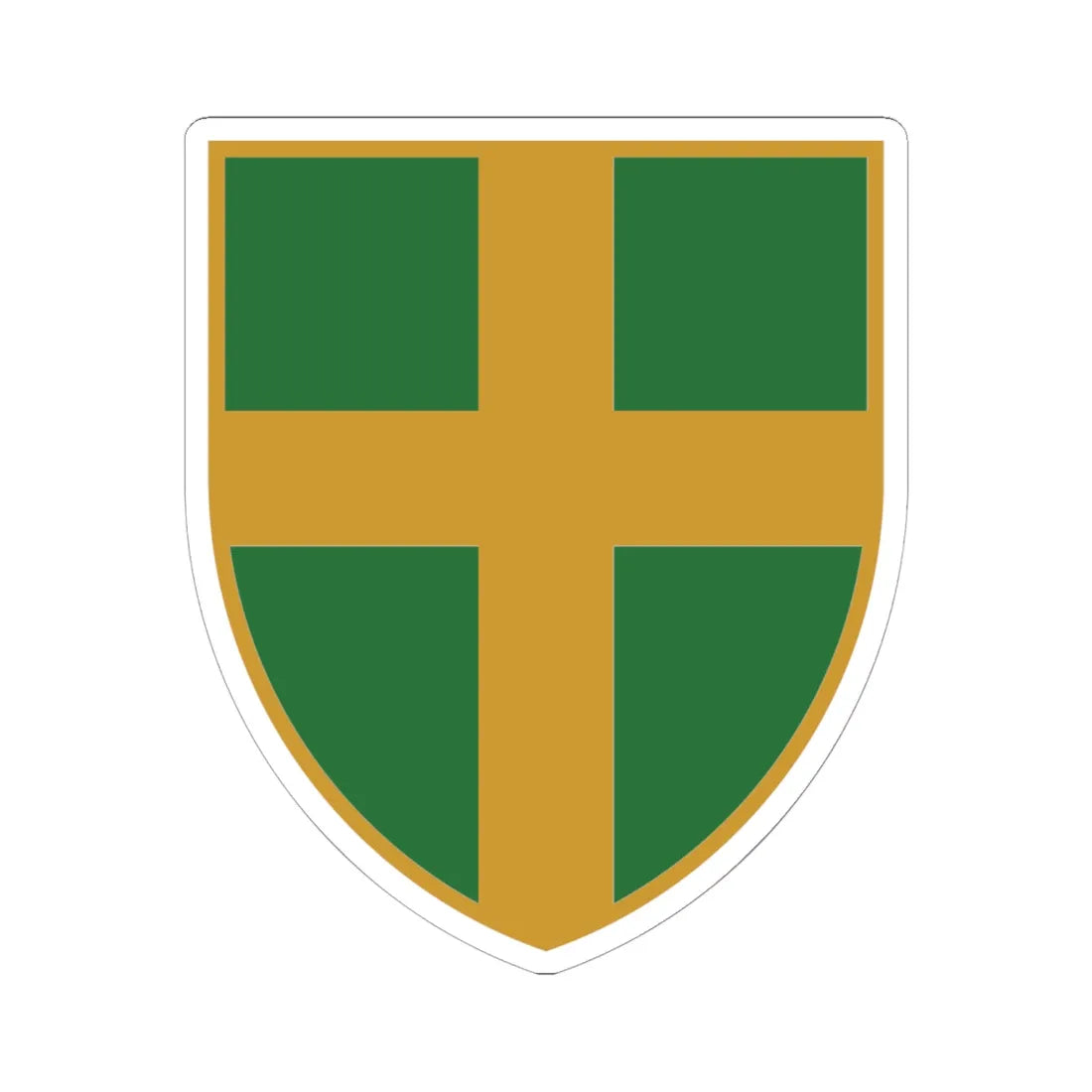 Grb Pule zelena i zlatna boja (Croatia) (Coat of Arms) STICKER Vinyl Kiss-Cut Decal 6 Inch White - The Sticker Space