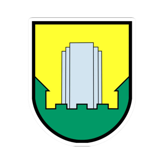 Grb Velenja (Slovenia) (Coat of Arms) STICKER Vinyl Kiss-Cut Decal 2 Inch White - The Sticker Space