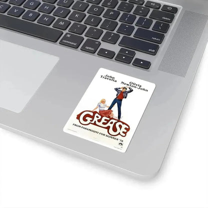 Grease 1978 Movie Poster - STICKER Vinyl Kiss-Cut Decal - The Sticker Space