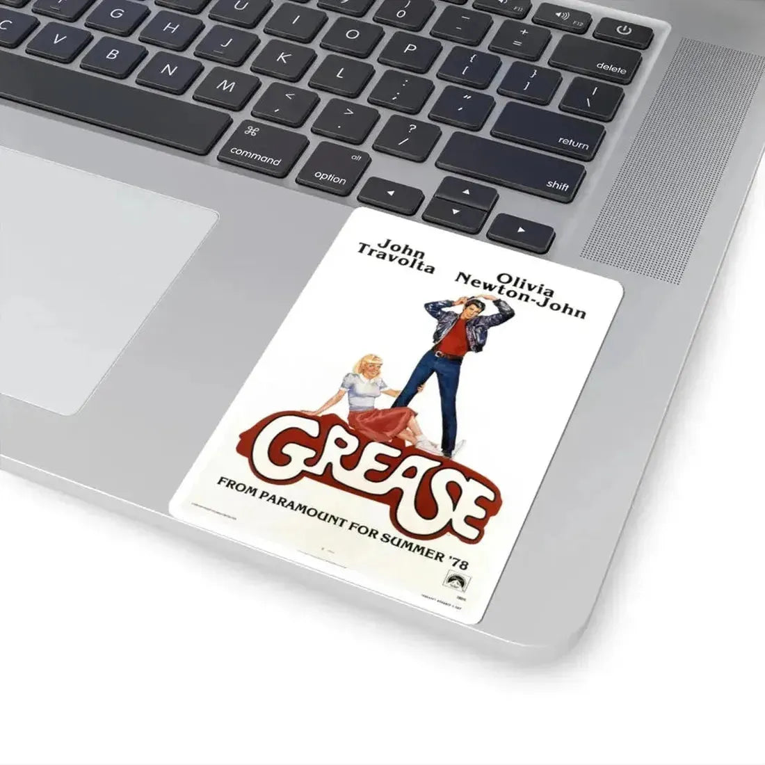 Grease 1978 Movie Poster - STICKER Vinyl Kiss-Cut Decal - The Sticker Space