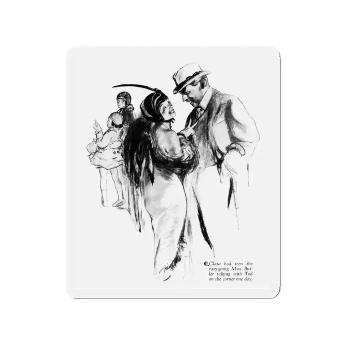 Great Blessings (2), Cosmopolitan, December 1929 (Magazine Illustration) Refrigerator Magnet - The Sticker Space