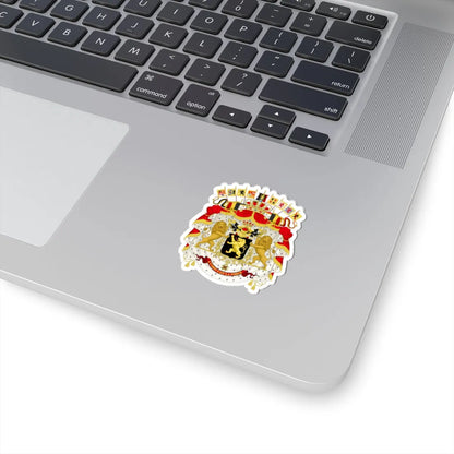 Great coat of arms of Belgium - STICKER Vinyl Kiss-Cut Decal - The Sticker Space