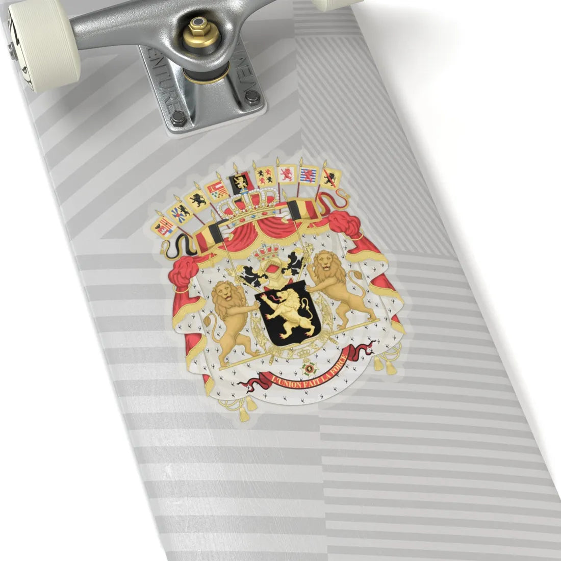 Great coat of arms of Belgium - STICKER Vinyl Kiss-Cut Decal - The Sticker Space